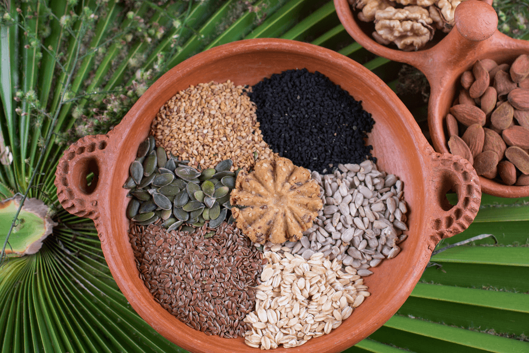 Gâteaux malins aux 6 graines et miel